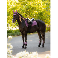 Tapis LeMieux Reflective Suede Mixte GP Square Mallow Violet