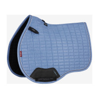 LeMieux Reflective Suede Mixte GP Square Zadeldek Poederblauw