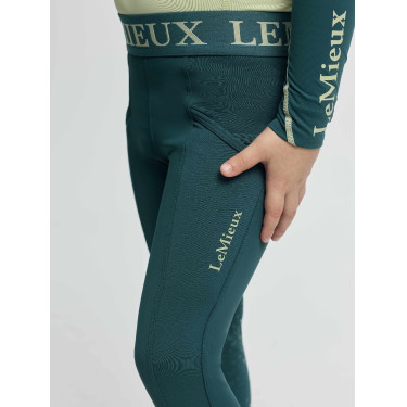 Mini Pull-on LeMieux paardrijbroek Young Rider Jungle Groen
