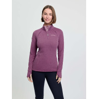 LeMieux Frances dames fleece met ritskraag Zwart LeMieux Frances dames fleece met ritskraag Zwart