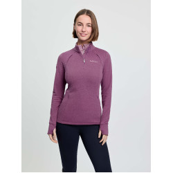 LeMieux Frances dames fleece met ritskraag Kaasjeskruid