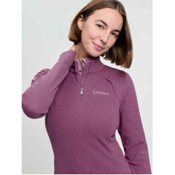 LeMieux Frances dames fleece met ritskraag Kaasjeskruid