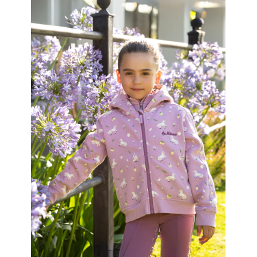 Sweat à capuche LeMieux Zip Through Mini Charlie Fondant Rose