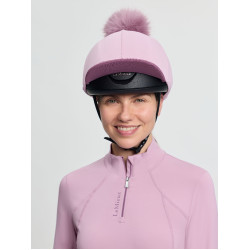 Toque à pompom LeMieux amovible Classique Fondant Rose