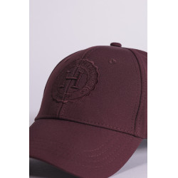 Casquette ambassadeur softshell Harcour Aubergine Bordeaux