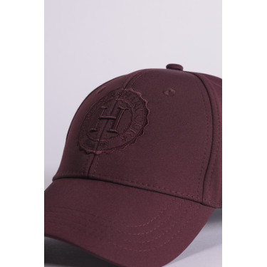 Casquette ambassadeur softshell Harcour Aubergine Bordeaux