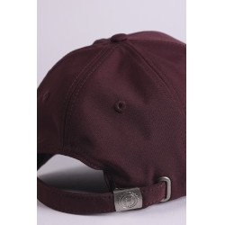 Casquette ambassadeur softshell Harcour Aubergine Bordeaux