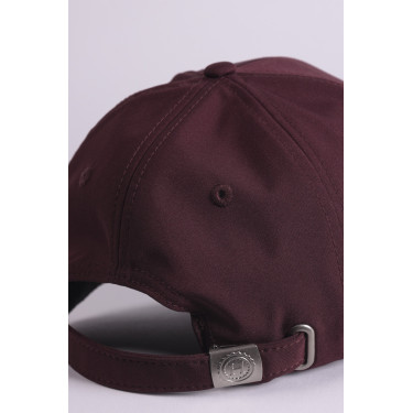 Casquette ambassadeur softshell Harcour Aubergine Bordeaux