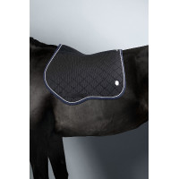 Tapis de selle Mesh velours 3D ProConfort Dynamix Noir / marine Bleu marine