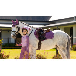 Tapis Mini LeMieux Suede Jump Square Mallow Violet Tapis Mini LeMieux Suede Jump Square Mallow Violet