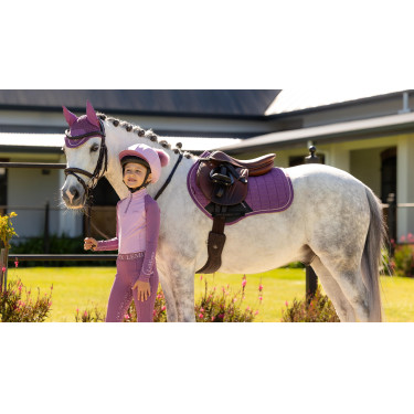 Tapis Mini LeMieux Suede Jump Square Mallow Violet Tapis Mini LeMieux Suede Jump Square Mallow Violet