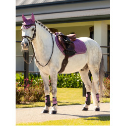 Tapis Mini LeMieux Suede Jump Square Mallow Violet Tapis Mini LeMieux Suede Jump Square Mallow Violet