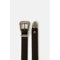 Ceinture western Horze Blaze cuir Marron Ceinture western Horze Blaze cuir Marron