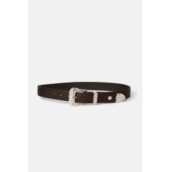 Ceinture western Horze Blaze cuir Marron Ceinture western Horze Blaze cuir Marron