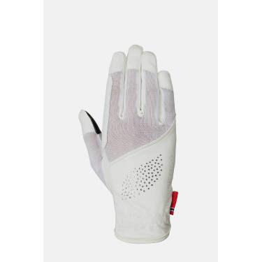 Gants d’équitation B Vertigo Lux Blanc brillant