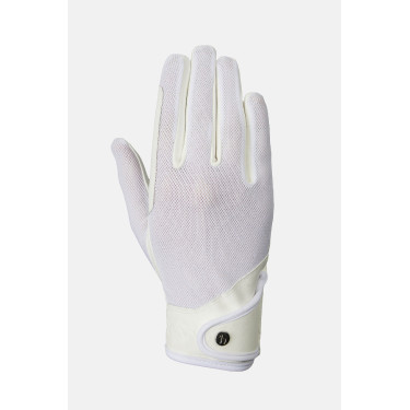 Gants d’équitation Horze Ally mesh Blanc brillant Gants d’équitation Horze Ally mesh Blanc brillant