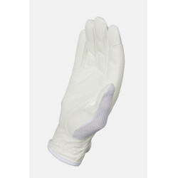 Gants d’équitation Horze Ally mesh Blanc brillant Gants d’équitation Horze Ally mesh Blanc brillant