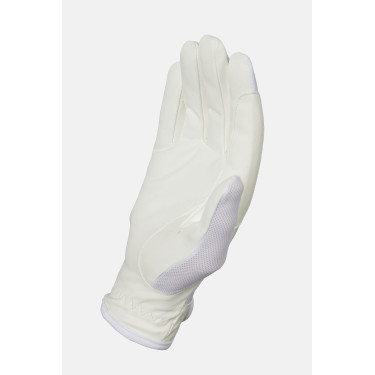 Horze Ally mesh rijhandschoenen Glanzend wit Horze Ally mesh rijhandschoenen Glanzend wit