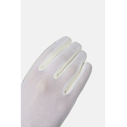Gants d’équitation Horze Ally mesh Blanc brillant Gants d’équitation Horze Ally mesh Blanc brillant