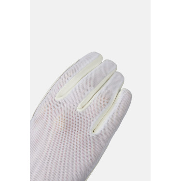 Horze Ally mesh rijhandschoenen Glanzend wit Horze Ally mesh rijhandschoenen Glanzend wit