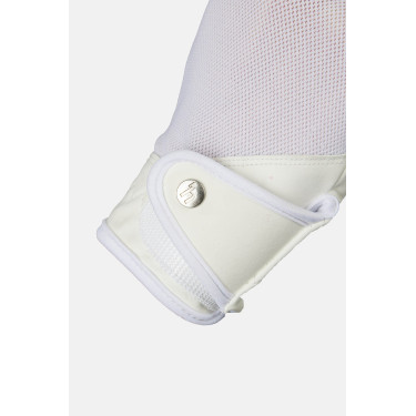 Horze Ally mesh rijhandschoenen Glanzend wit Horze Ally mesh rijhandschoenen Glanzend wit