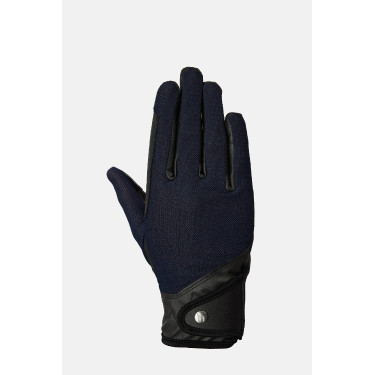Gants d’équitation Horze Ally mesh Marine foncé Bleu