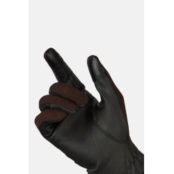 Gants d’équitation Horze Ally mesh Marron café