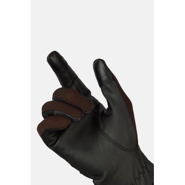 Gants d’équitation Horze Ally mesh Marron café