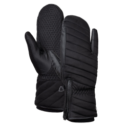 Gants hiver 3 doigts Horze isolation laine Noir