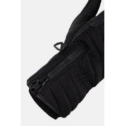 Winterhandschoenen 3 vingers Horze wolisolatie Zwart