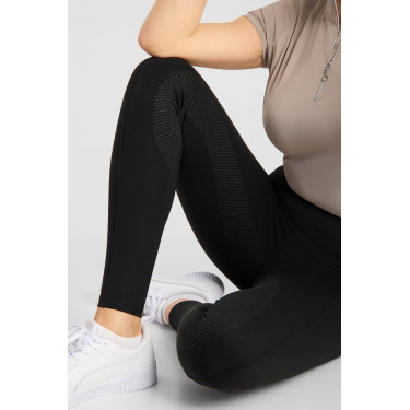 Legging d’équitation full grip Horze Katharina effet amincissant femme Noir Legging d’équitation full grip Horze Katharina effet amincissant femme Noir