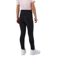 Horze rijbroek met volledig zitvlak Young Rider Evelyn Zwart