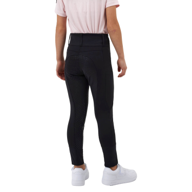 Pantalon d’équitation Horze à fond intégral Young Rider Evelyn Noir Pantalon d’équitation Horze à fond intégral Young Rider Evelyn Noir