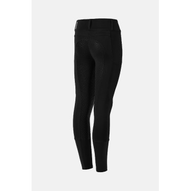 Pantalon d’équitation Horze à fond intégral Young Rider Evelyn Noir Pantalon d’équitation Horze à fond intégral Young Rider Evelyn Noir