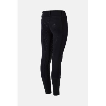 Pantalon d’équitation Horze à fond intégral Young Rider Evelyn Marine foncé Bleu