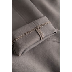 Pantalon d’équitation Horze Chara femme full grip Bois flotté Gris