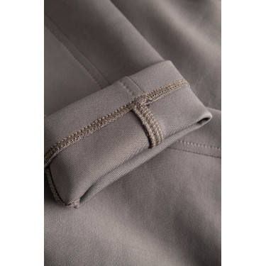 Pantalon d’équitation Horze Chara femme full grip Bois flotté Gris