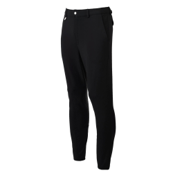 Pantalon d’équitation Horze Grand Prix Pro à fond intégral homme Noir