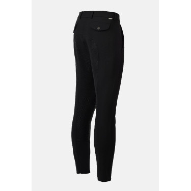 Pantalon d’équitation Horze Grand Prix Pro à fond intégral homme Noir