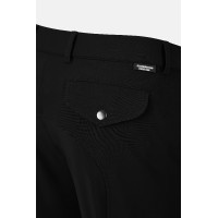 Pantalon d’équitation Horze Grand Prix Pro homme grip genoux Noir