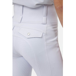 Pantalon hybrid Horze Young Rider Anya full grip Blanc brillant Pantalon hybrid Horze Young Rider Anya full grip Blanc brillant