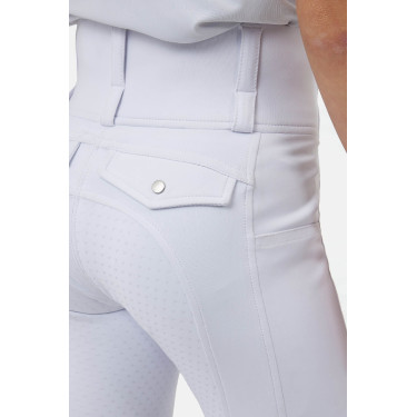 Pantalon hybrid Horze Young Rider Anya full grip Blanc brillant Pantalon hybrid Horze Young Rider Anya full grip Blanc brillant