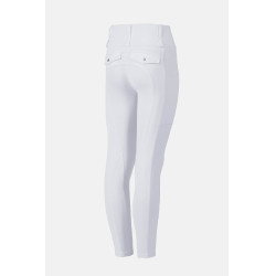 Pantalon hybrid Horze Young Rider Anya full grip Blanc brillant Pantalon hybrid Horze Young Rider Anya full grip Blanc brillant