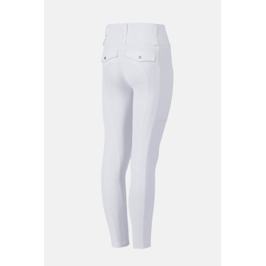 Pantalon hybrid Horze Young Rider Anya full grip Blanc brillant Pantalon hybrid Horze Young Rider Anya full grip Blanc brillant