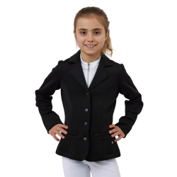 Veste de concours Horze Young Rider Tilda enfant Noir Veste de concours Horze Young Rider Tilda enfant Noir