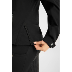 Dames waterdichte Horze Camila jas Zwart