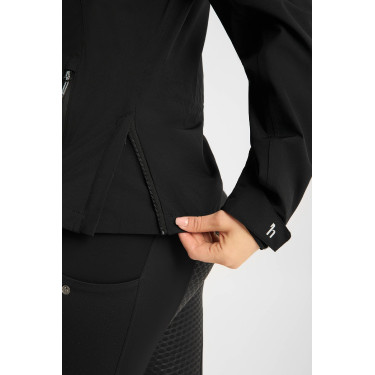 Dames waterdichte Horze Camila jas Zwart