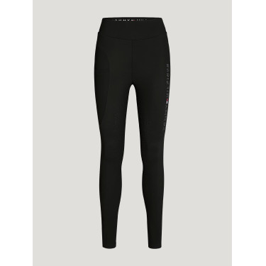 Tommy Hilfiger Equestrian Elmira dameslegging full grip met strass Zwart