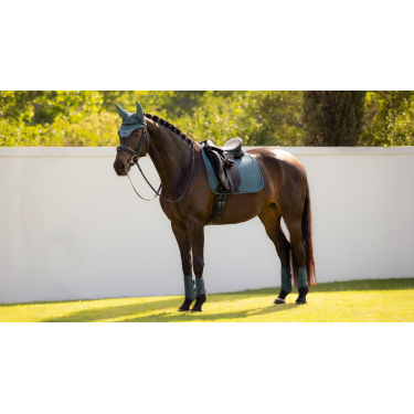 Tapis de dressage LeMieux Essence Square Jungle Vert