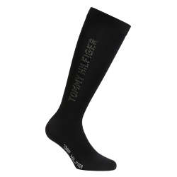 Chaussettes Fontana strass Tommy Hilfiger Equestrian Noir